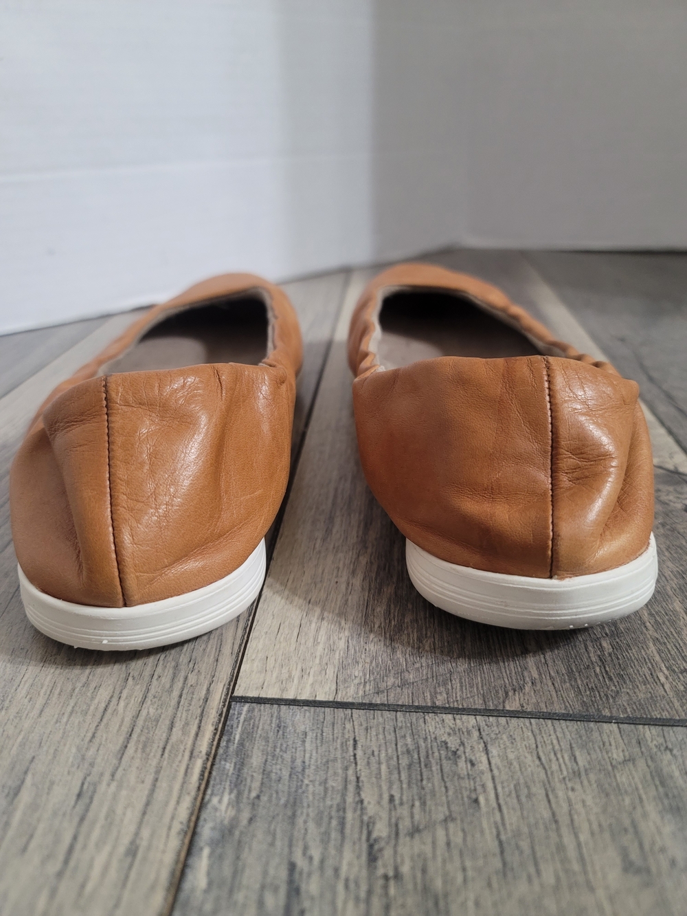 SAS Women's Radiant Hazel Leather Ballet Flat Round Toe Cushioned Sole Sz 8 N - Picture 4 of 10